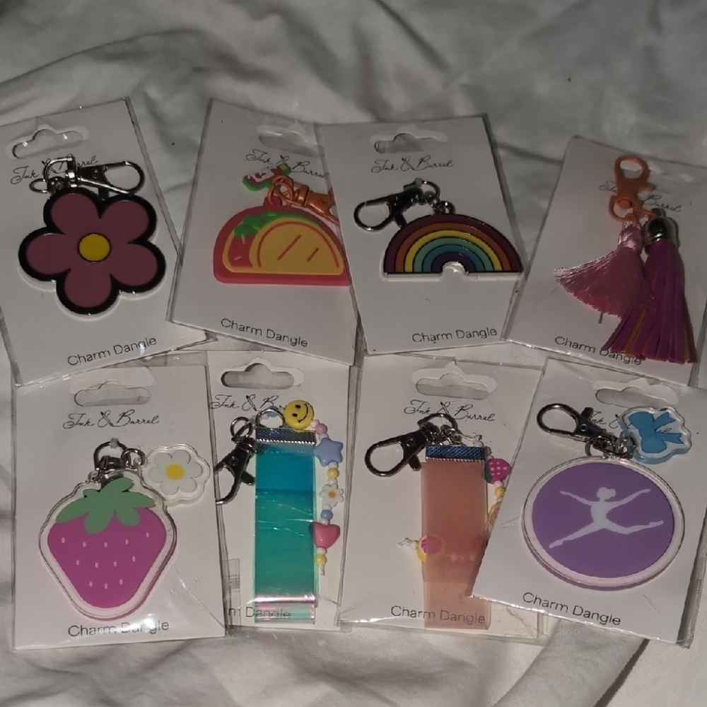 Ink & Barrel Bag Charm Dangle For Luggage, Handbags Or Book sacks